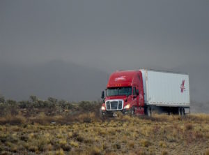 Semi-truck_transportation-Washington-highway
