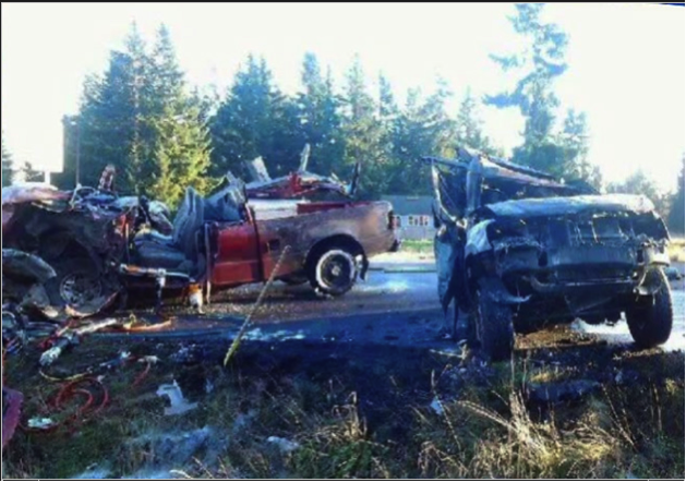 Trucking-semi-truck crashed into Jeep-Washington