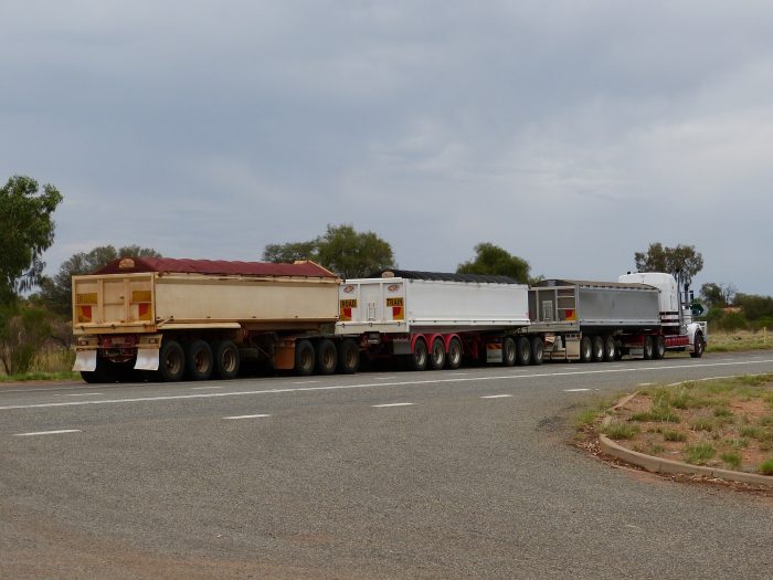 Triple-tractor-trailer-highway-Oregon-ColuccioLaw