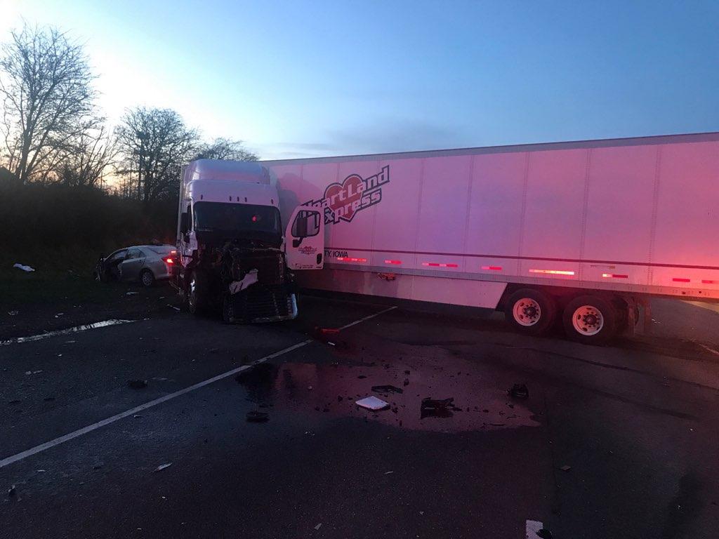 Semi-truck crash on I-5 February 20-OSP